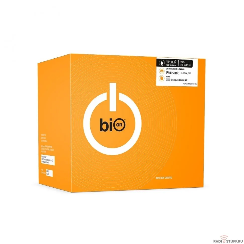 Bion KX-FAT410 Картридж для Panasonic KX-MB1500/1507/1520 (2500  стр.), Черный