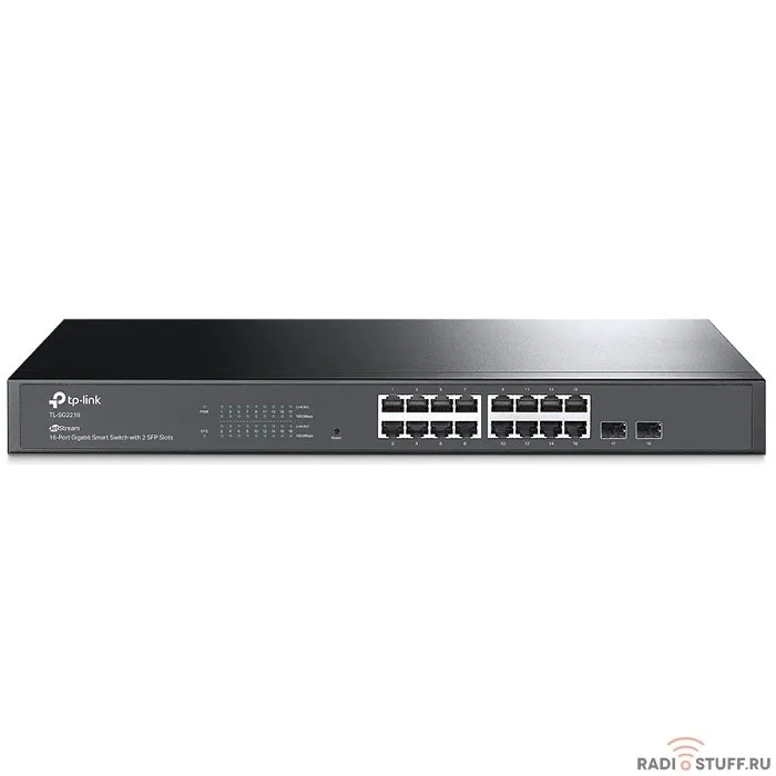 TP-Link TL-SG2218 JetStream 16-портовый гигабитный Smart коммутатор с 2 SFP слотами