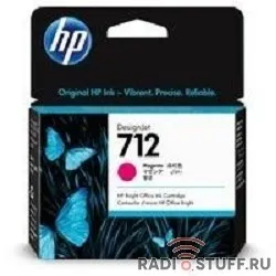 Картридж струйный HP 712 3ED68A пурпурный (29мл) для HP DJ Т230/630