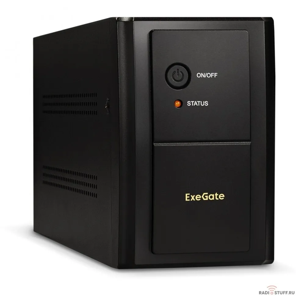 Exegate EP285499RUS ИБП ExeGate SpecialPro UNB-1500.LED.AVR.EURO.RJ <1500VA/950W, LED, AVR, 4 евророзетки, RJ45/11, Black>