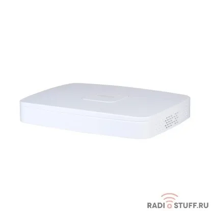 DAHUA DHI-NVR4108-8P-EI 8-канальный IP-видеорегистратор c PoE, 4K, H.265+, видеоаналитика, входящий поток до 256Мбит/с, 1 SATA III до 16Тбайт