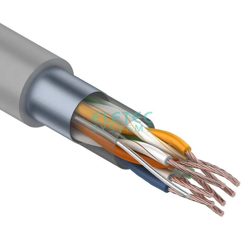Кабель FTP 5E Eletec 4x2xAWG24, STRANDED (многопроволочные жилы), 305 м, медь