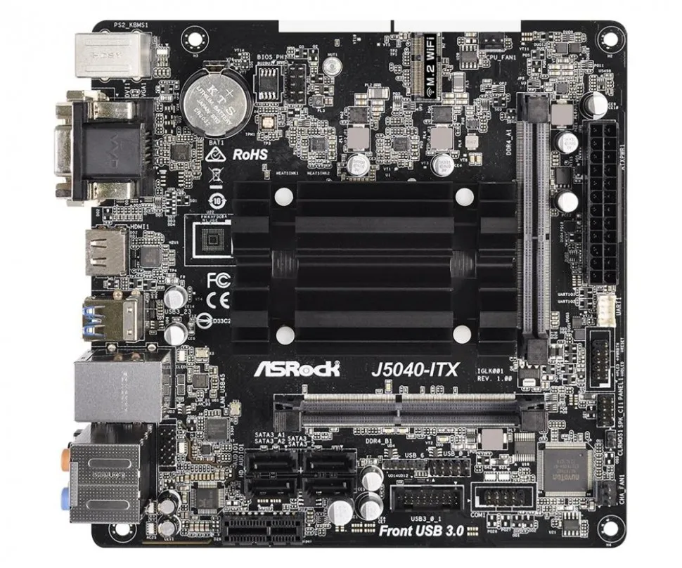 Материнская плата PENTIUM J5040 MITX J5040-ITX ASROCK