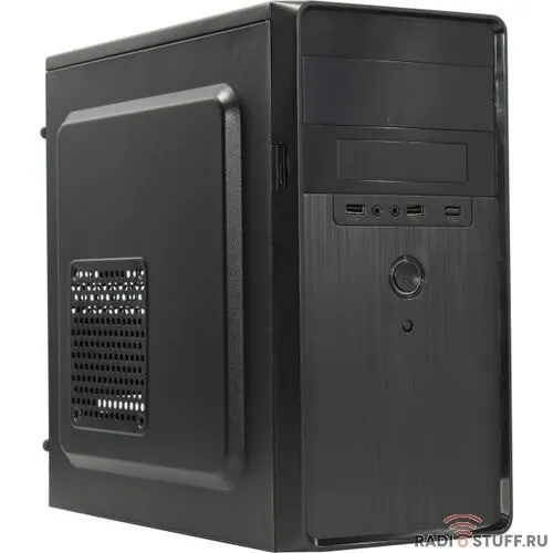 Exegate EX286412RUS Корпус Minitower ExeGate BA-309 (mATX, без БП, 2*USB, HD аудио, черный)
