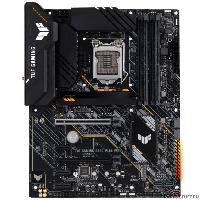 Материнская плата Asus TUF GAMING B560-PLUS WIFI Soc-1200 Intel B560 4xDDR4 ATX AC`97 8ch(7.1) 2.5Gg RAID+HDMI+DP