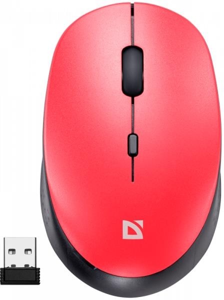 Мышка USB OPTICAL WRL AURIS MB-027 RED 52026 DEFENDER