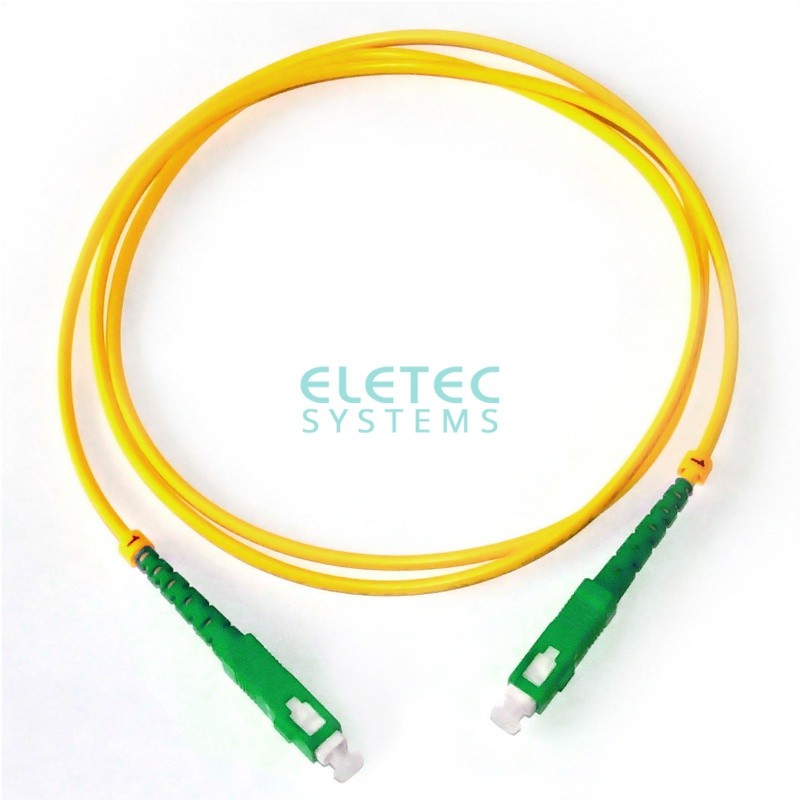 Патч-корд simplex SM SC/APC-SC/APC,3.0 мм 9/125 LSZH, 2м