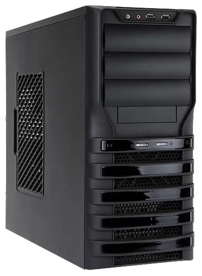 Midi Tower InWin BW135 500W RB-S500HQ70 H U3.0*2+A(HD)+FAN ATX  Black