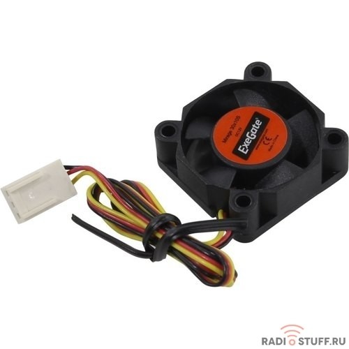 Exegate EX281210RUS Вентилятор ExeGate Mirage-S 30x30x10 подшипник скольжения, 8000 RPM, 23, 3pin