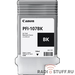 Canon PFI-107BK 6705B001 Картридж для  iPF680/685/770/780/785, Черный, 130ml  (GJ)