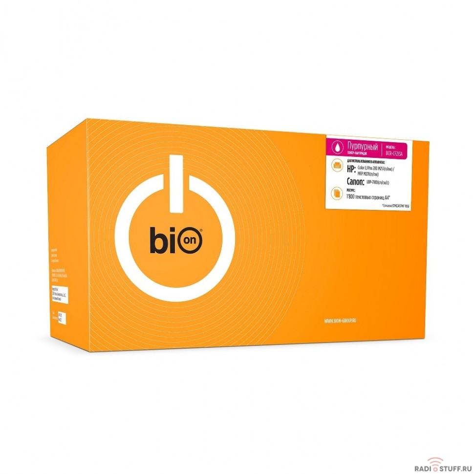 Bion CF213A Картридж для HP LaserJet Pro M251/M276 (1800  стр.), Пурпурный