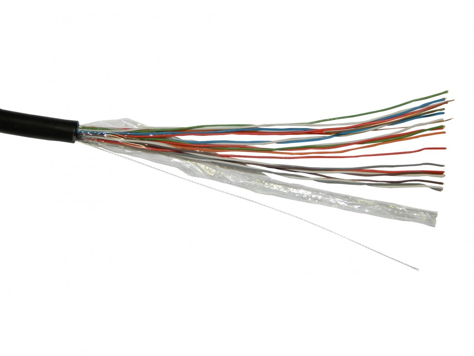 Кабель LC UTP10 cat.5, 305м, 0,45мм, наружный, черный РАСПРОДАЖА