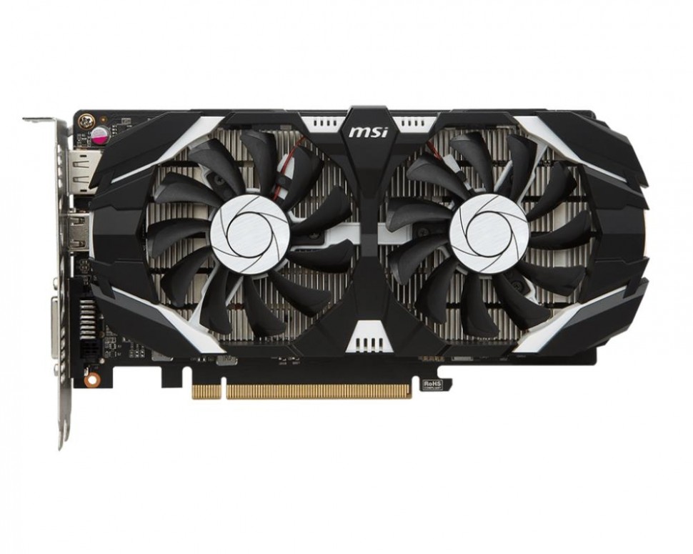 Видеокарта PCIE16 GTX1050TI 4GB GDDR5 GTX 1050 TI 4GT OCV1 MSI