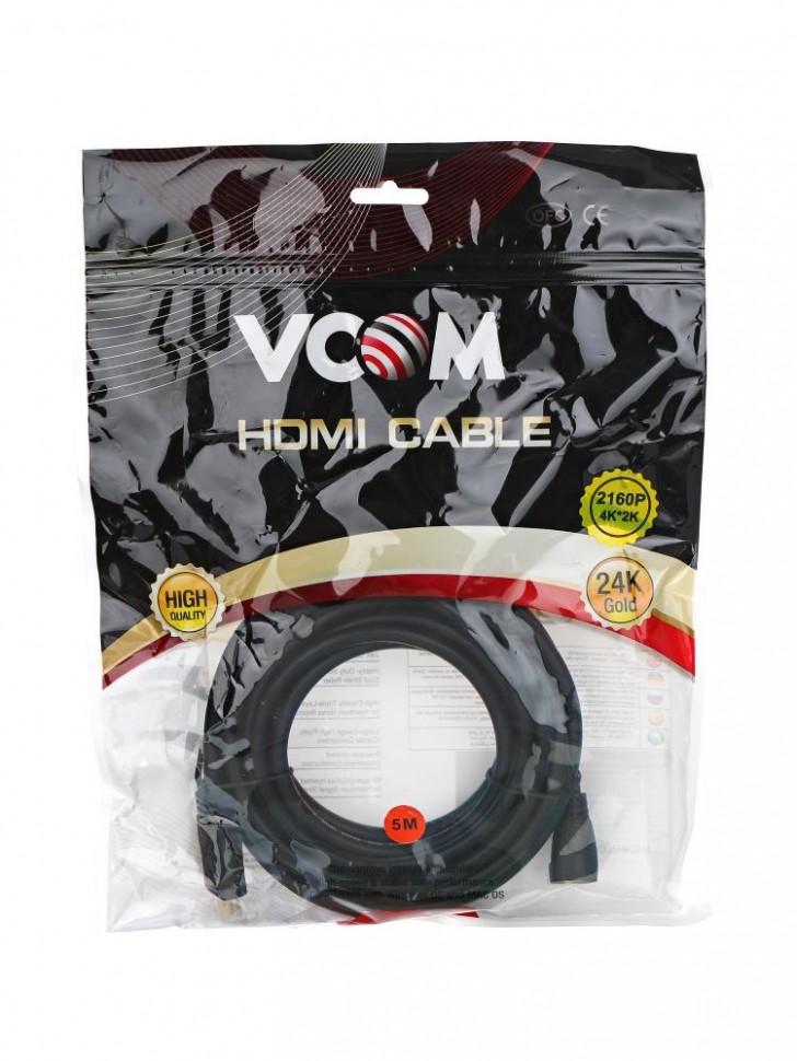Кабель HDMI-HDMI 1.8M V2.0 CG523-1.8M VCOM