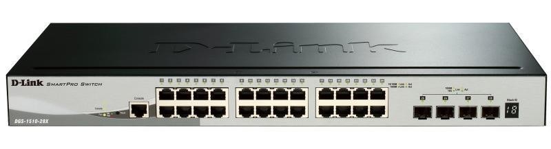 Коммутатор 24PORT 10/100/1000 POE DGS-1510-28XMP/A1A D-LINK