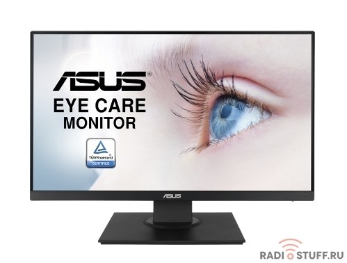 ASUS LCD 23.8" VA24EHL черный {IPS 1920x1080 75Hz 5ms 8bit 178/178 250cd 1000:1 16:9 D-Sub DVI HDMI Speakers VESA} [90LM0563-B01170]