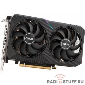 Видеокарта Asus PCI-E 4.0 DUAL-RX6500XT-O4G AMD Radeon RX 6500XT 4096Mb 64 GDDR6 2650/18000 HDMIx1 DPx1 HDCP Ret