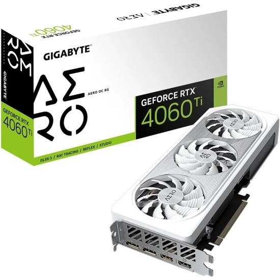 Видеокарта PCIE16 RTX4060TI 16GB GV-N406TAERO OC-16GD GIGABYTE