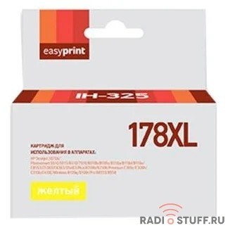 Easyprint  CB325HE  Картридж №178XL для HP Deskjet 3070A/Photosmart 5510/6510/C8583,  желтый, с чипом