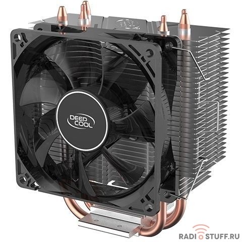 Cooler Deepcool GAMMAXX 300 FURY Soc-FM2+/AM2+/AM3+/AM4/1150/1151/1155/ 4-pin 18-21dB Al+Cu 130W 435gr LED Ret
