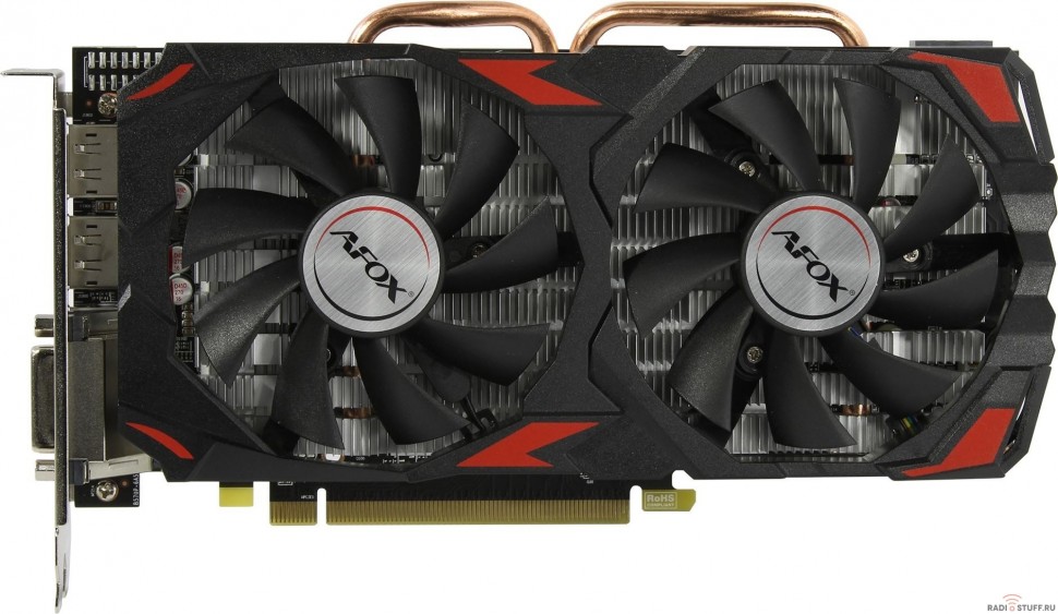 Видеокарта Afox RX570 8GB GDDR5 256BIT HDMI 3xDP (AFRX570-8192D5H3-V2) RTL 