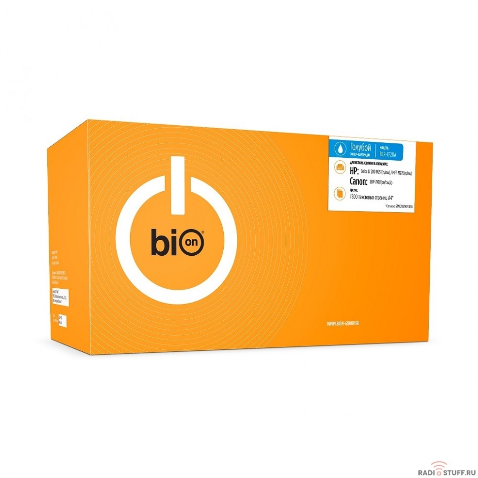 Bion CF211A Картридж для HP LaserJet Pro M251/M276 (1800  стр.), Голубой