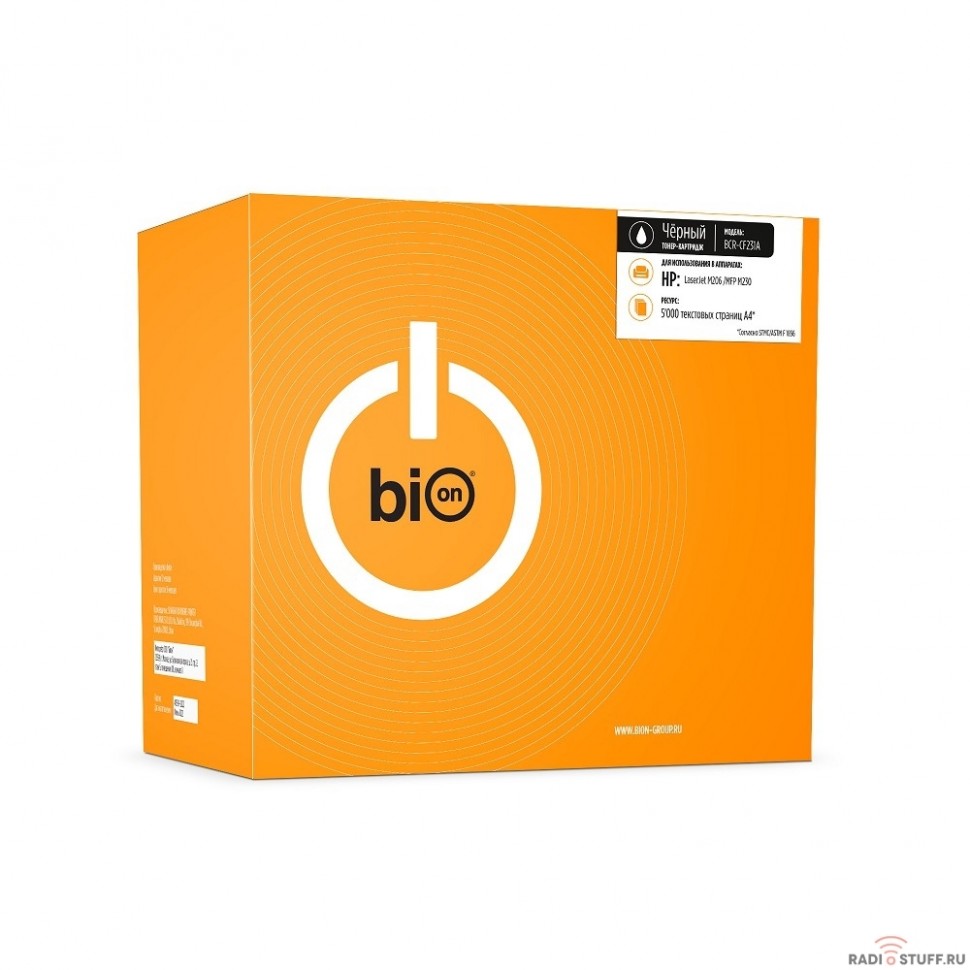 Bion CF231A Картридж для HP LaserJet M206/MFP M230 (5000  стр.), Черный