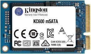 SSD жесткий диск MSATA 256GB KC600 SKC600MS/256G KINGSTON