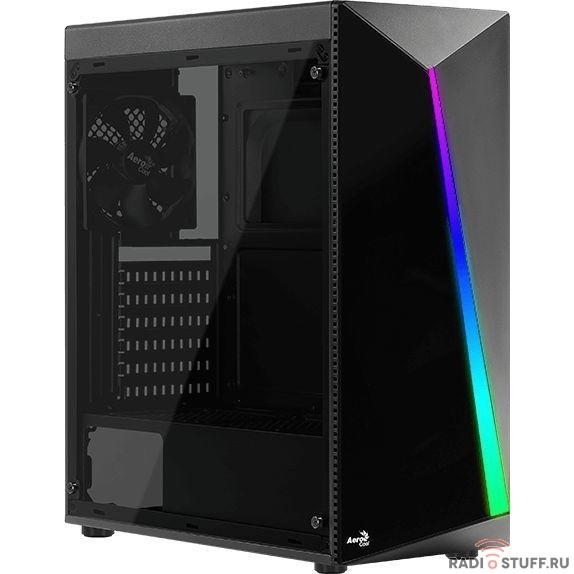 Aerocool Shard A-BK-v черный без БП ATX 7x120mm 2xUSB2.0 1xUSB3.0 audio bott PSU [56319]