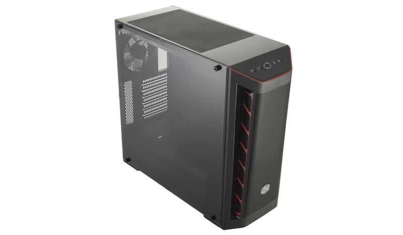 Корпус COOLER MASTER MasterBox MB511 MidiTower без Б/П ATX MicroATX MiniITX Цвет красный MCB-B511D-KANN-S00