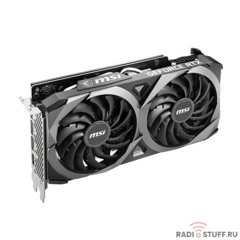 Видеокарта MSI PCI-E n Vidia GeForce RTX 3060Ti 8Gb (256bit/GDDR6X/HDMI/DPx3/RTL) (RTX 3060 TI VENTUS 2X 8GD6X OC)