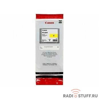 Canon PFI-320Y Картридж для Canon TM-200/TM-205/TM-300/TM-305, Жёлтый. 300 мл 