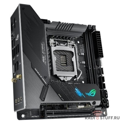 Материнская плата Asus ROG STRIX Z490-I GAMING Soc-1200 Intel Z490 2xDDR4 mini-ITX AC`97 8ch(7.1) 2.5Gg RAID+HDMI+DP