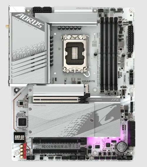 Материнская плата GIGABYTE Intel Z790 Express LGA1700 ATX Memory DDR5 4xPCI-Express 4.0 4x	 1xВыход HDMI 1xВыход DisplayPort 4xНаличие USB 2.0 5xUSB 3.2 1xUSB type C 1xRJ45 Z790AELITEAXICE