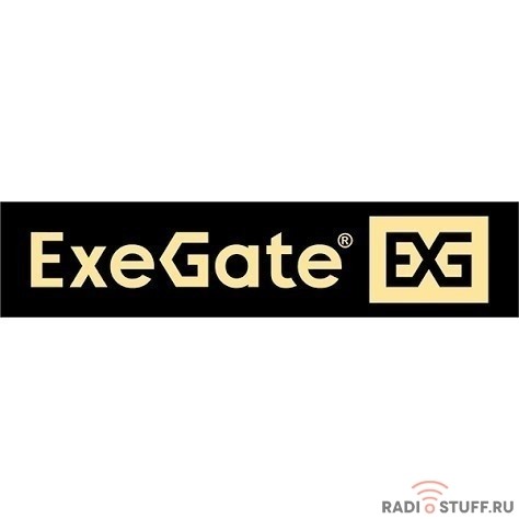 Exegate EX292984RUS Корпус Minitower ExeGate mEVO-7807-NPX500 (mATX, БП 500NPX 12см, 1*USB+1*USB3.0, черный 1x12 см с RGB подсветкой)