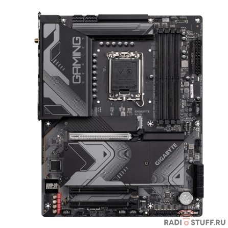 Gigabyte Z790 GAMING X AX {LGA1700, iZ790, 4xDDR5 7600(OC)/4800/4000, 6xSATA3, 4xM2.0 (3*PCI-E 4.0x4/x2, 1*PCI-E 4.0x4/x2 или SATA), Raid, 1xHDMI, 3xPCI-Ex16, WiFi, ATX}