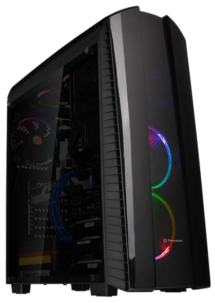 Корпус Tt Versa N27 [CA-1H6-00M1WN-00] ATX / win / black / no PSU