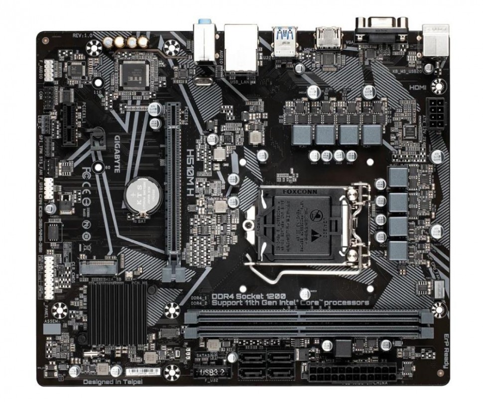 Материнская плата H510 S1200 MATX H510M K V2 GIGABYTE