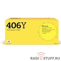 T2 CLT-Y406S Картридж (TC-S406Y) для Samsung CLP-365/CLX-3300/3305/Xpress C410 (1000 стр.) желтый, с чипом