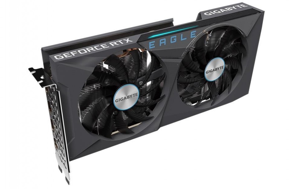 Видеокарта PCIE16 RTX3060TI 8GB LHR GV-N306TEAGLE-8GD 2.0 GIGABYTE