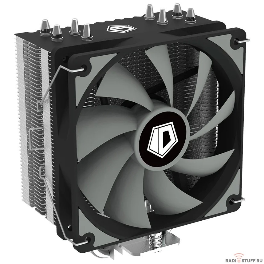 ID-COOLING SE-224-XT Basic LGA20XX/1700/1366/115X/AM4/AM3/+/AM2/+/FM2/+/FM1 (10шт/кор, TDP 180W, PWM, 4 тепл.трубки прямого контакта, FAN 120mm) RET