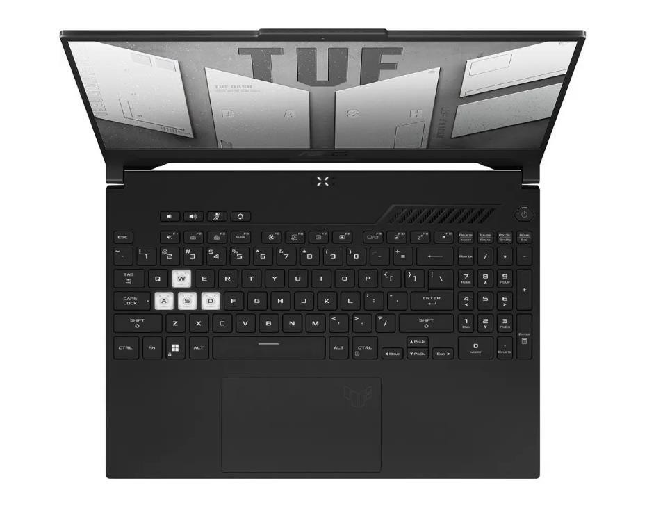 Ноутбук ASUS TUF Dash F15 FX517ZC-HN098W 15.6" 1920x1080 Intel Core i7-12650H RAM 16Гб SSD 512Гб NVIDIA GeForce RTX 3050 4Гб ENG/RUS Windows 11 Home черный 2 кг 90NR09L3-M00EF0