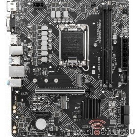 Материнская плата MSI PRO H610M-G DDR4 {Intel H610 LGA1700 2xDDR4-3200 1xPCIex16 4xSATA 1xM.2 HDMI VGA DP / mATX}