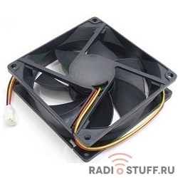 Gembird Вентилятор 80x80x15, втулка, 3 pin, провод 30 см (D8015SM-3)
