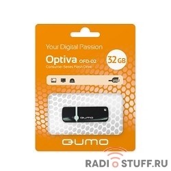 USB 2.0 QUMO 32GB Optiva 02 Black [QM32GUD-OP2-black]